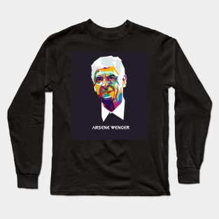 Arsene Wenger In Wpap Pop Art Long Sleeve T-Shirt